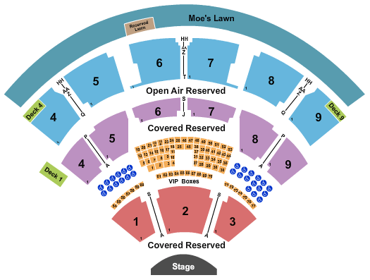 Coastal Credit Union Music Park Outlaw Music Festival Seating Chart